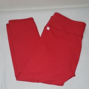 Fabletics Red Leggings EUC